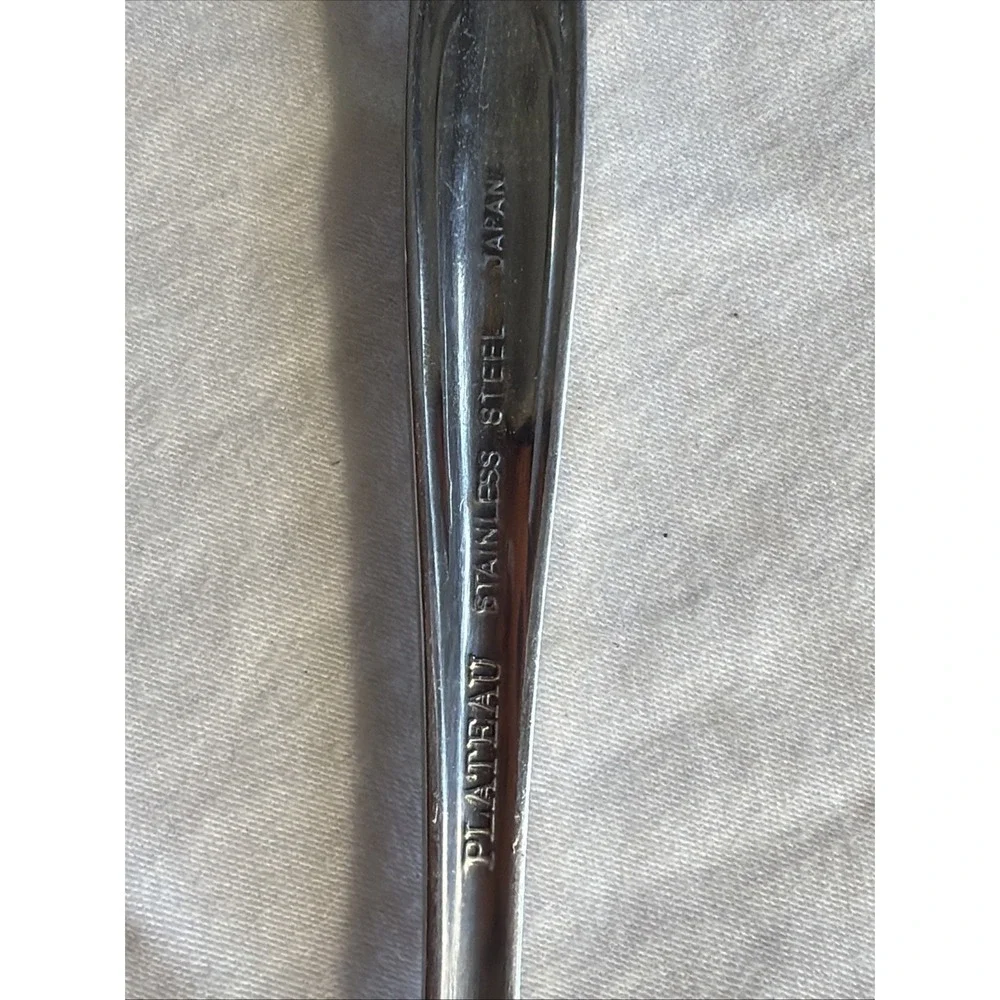 9 Wallace Plateau Stainless‎ Steel Forks Vintage Ornate Floral Japan